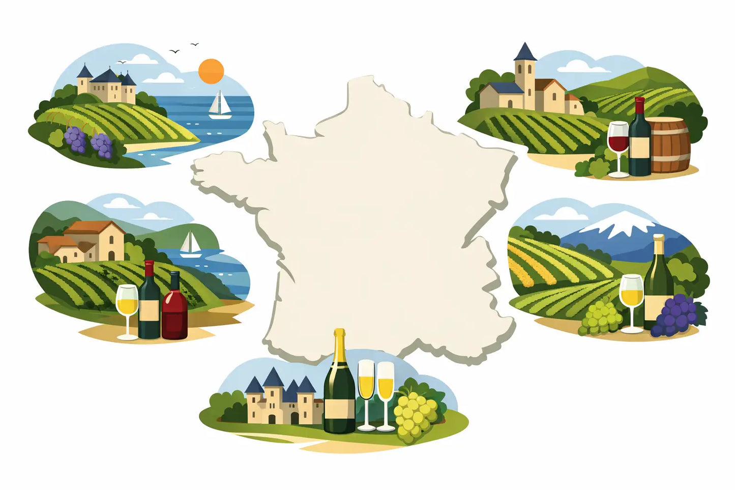 What Are the 5 Famous Wine Regions in France?