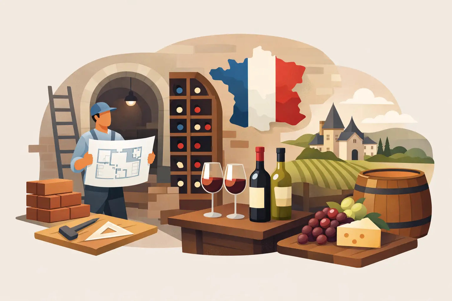 How to Build a Wine Cellar for French Wines