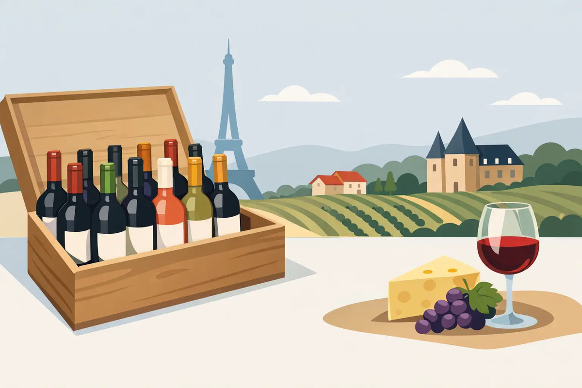French Wine Collection Case Study for 12 Bottles