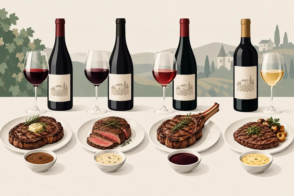 8 Best French Wines for Steak by Cut and Sauce