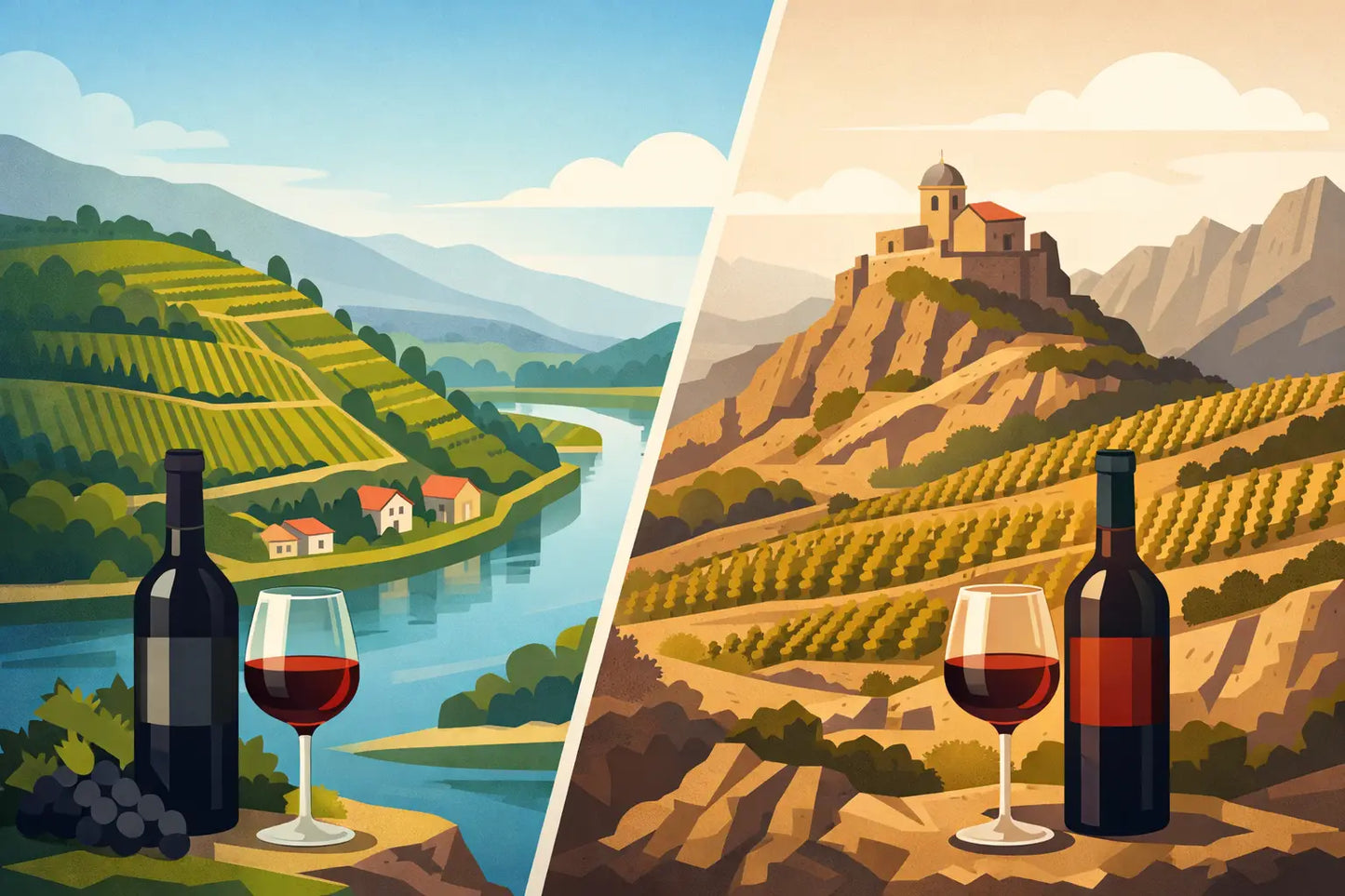 Cote Rotie vs Hermitage: How Northern Rhone Reds Differ
