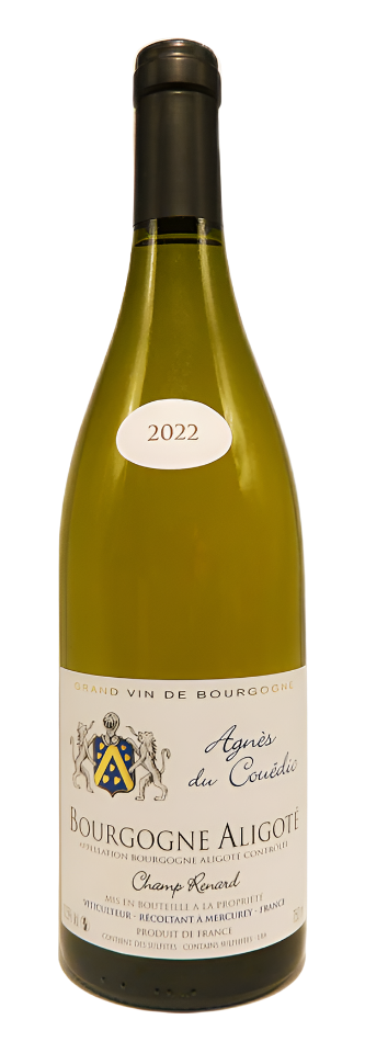 Aligote Bourgogne, 2022 by Agnes du Couedic, Burgundy, France