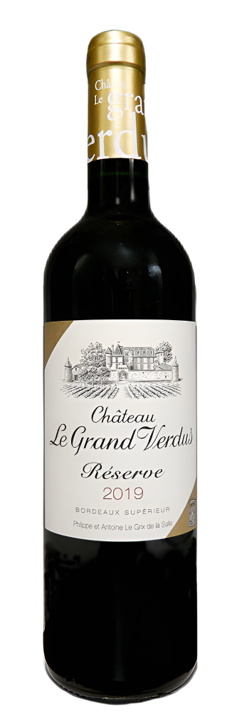 Bordeaux Superior Reserve Rouge, 2019 by Chateau Le Grand Verdus 