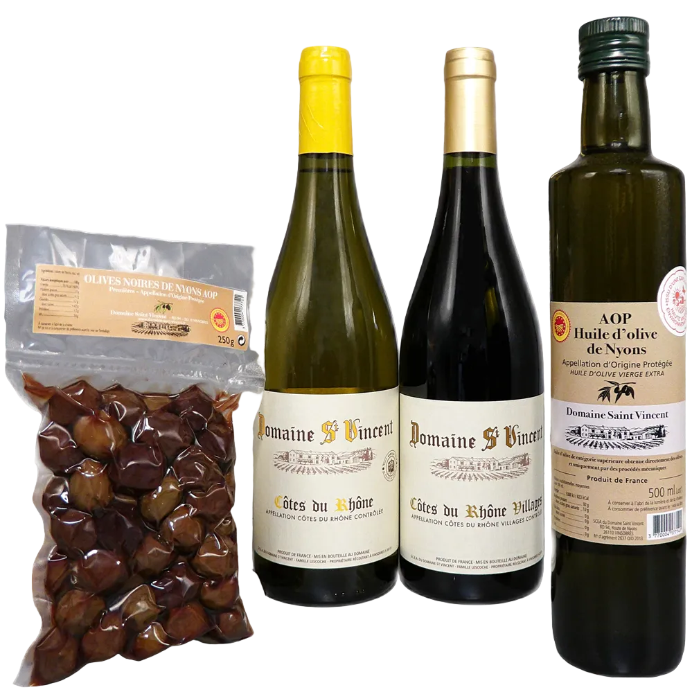 Domaine Saint Vincent, A Perfect Pairing, Four Pack Bundle, France