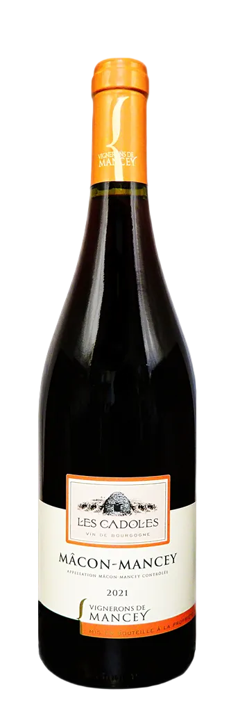 Macon Mancey Red 2021 Les Cadoles, By Les Vigerons De Mancey label
