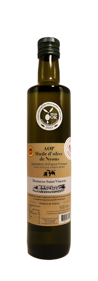 Olive Oil 500 ML , 2023 By Domaine Saint Vincent, Rhone, France
