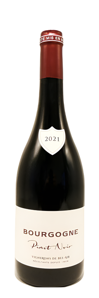 Pinot Noir Bourgogne, 2021 by Vigerons De Bel Air